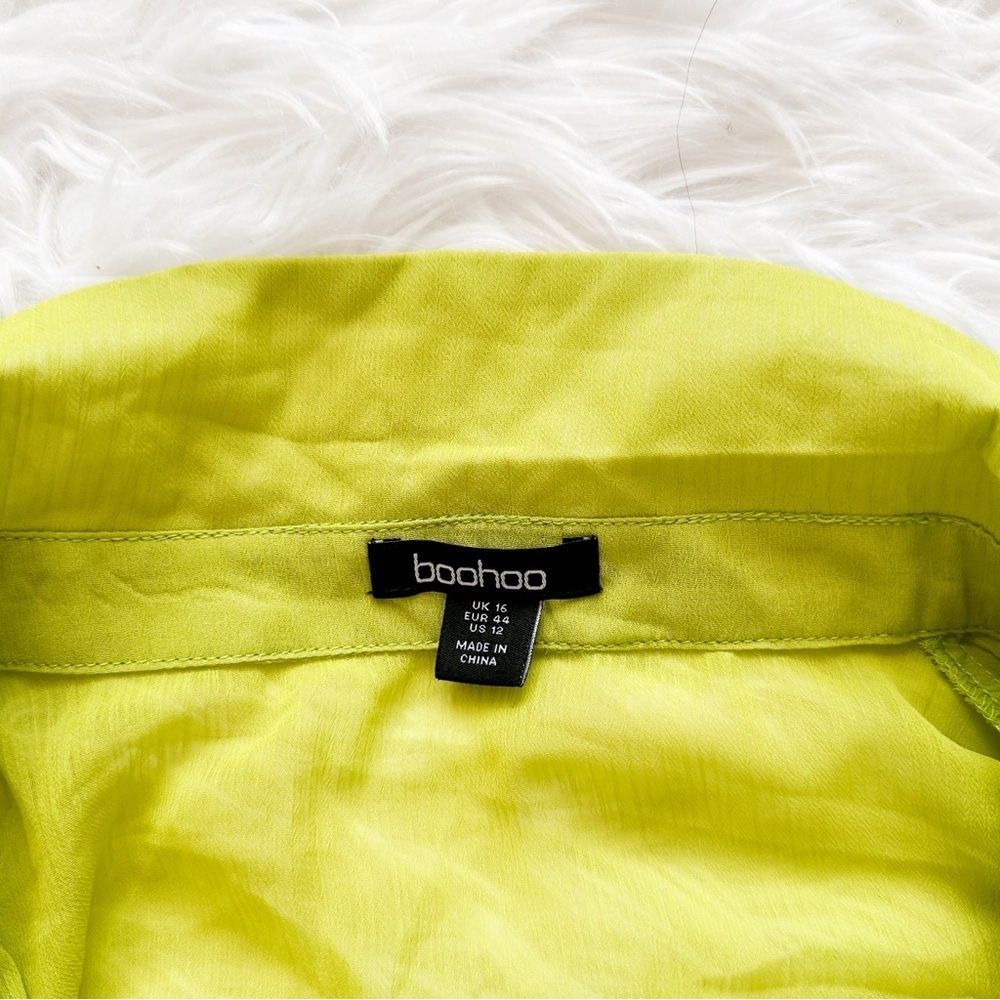 Boohoo Green Blouse Top - Picture 15 of 15